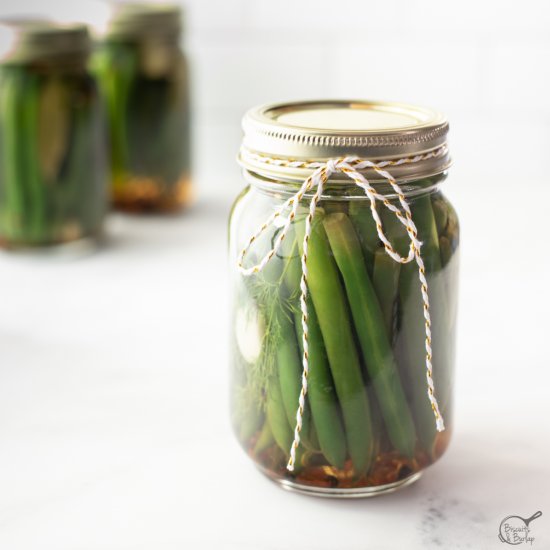 Quick Pickled Green Beans