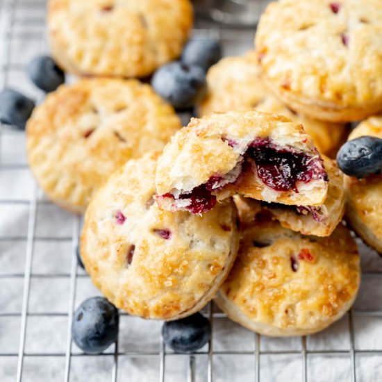 Easy Blueberry Pie Cookies