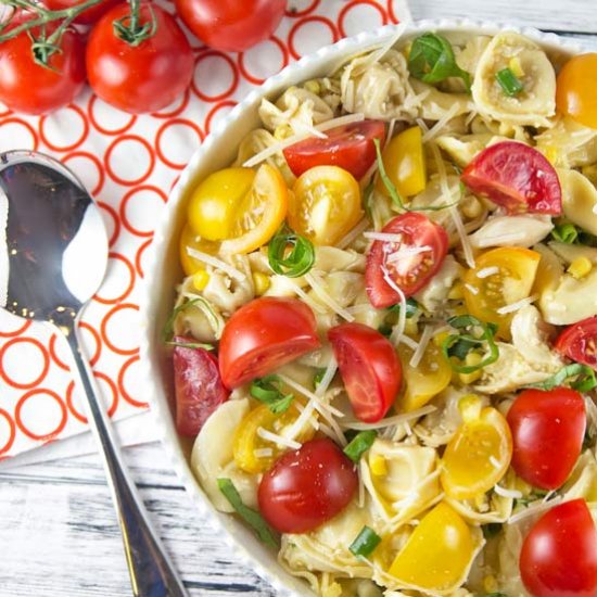 Tomato Basil Tortellini Salad