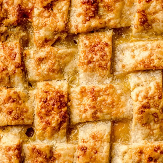 how to lattice a pie crust