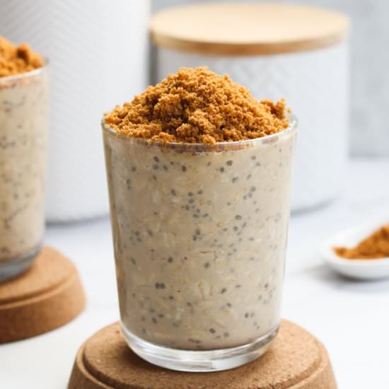 Biscoff Overnight Oats