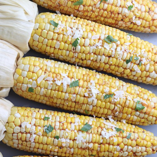 Smoke Corn On The Cob