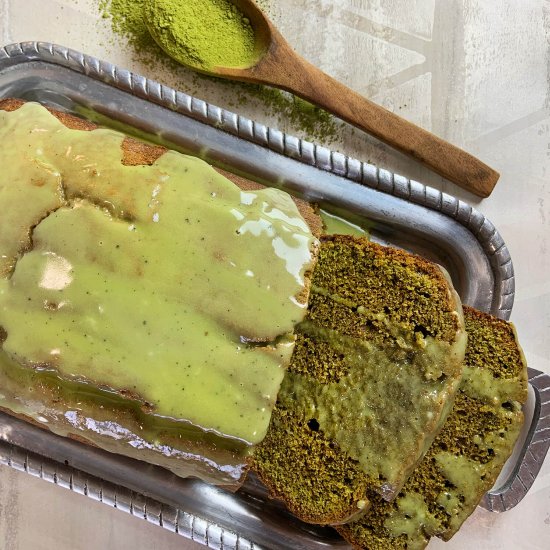 Matcha pound cake