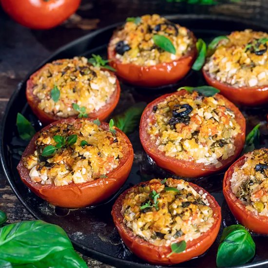 Baked Suffed Tomatoes