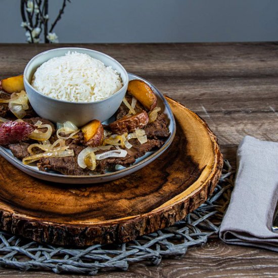 Filipino Beef Steak (Bistek)