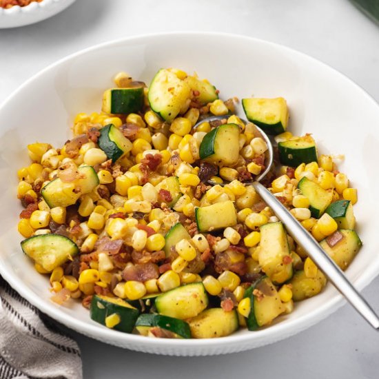 Sautéed Zucchini and Corn