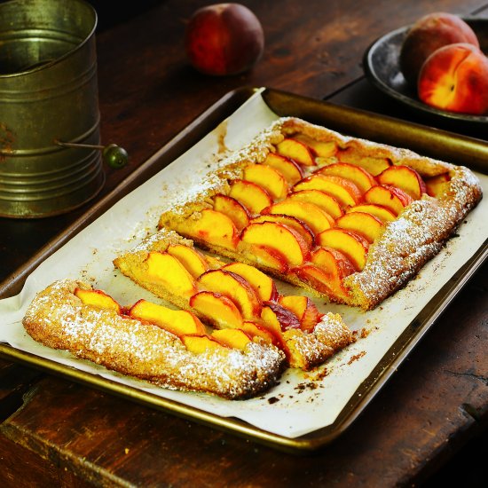 A Perfect – Imperfect Peach Galette