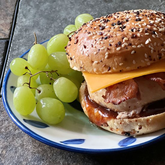 BBQ Bacon Cheddar Chicken Sandwich