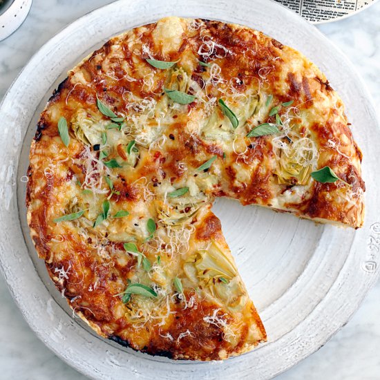 Cheesy Pan Pizza