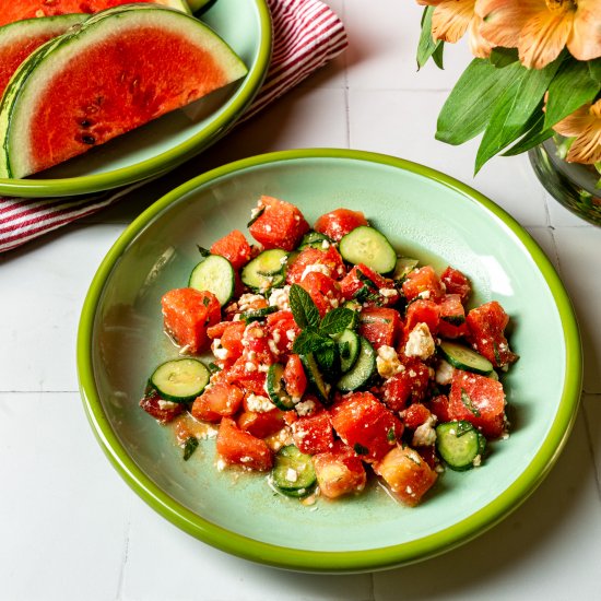 Summer Watermelon and Feta Salad