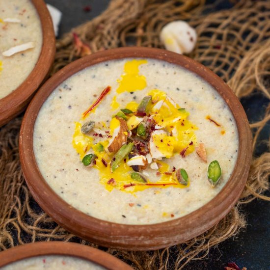 Kesar Makhana Phirni