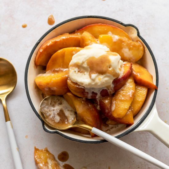 Caramelized Peaches