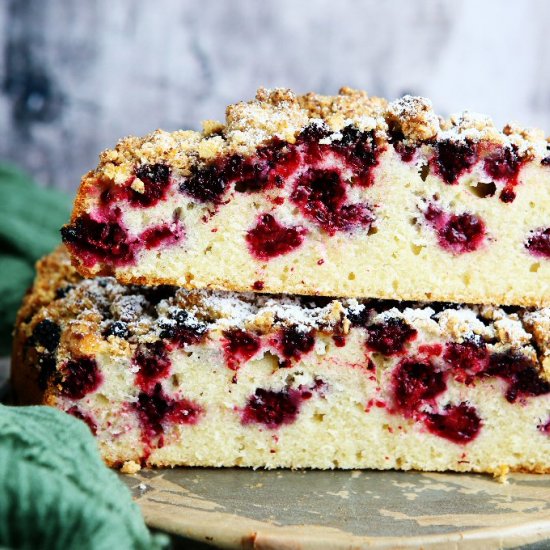 Blackberry Streusel Cake