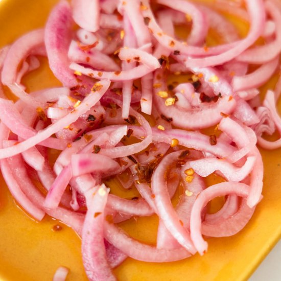 Quick Pickled Red Onions