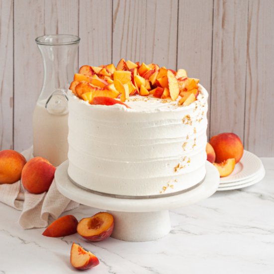 Gluten-Free Peach Cake