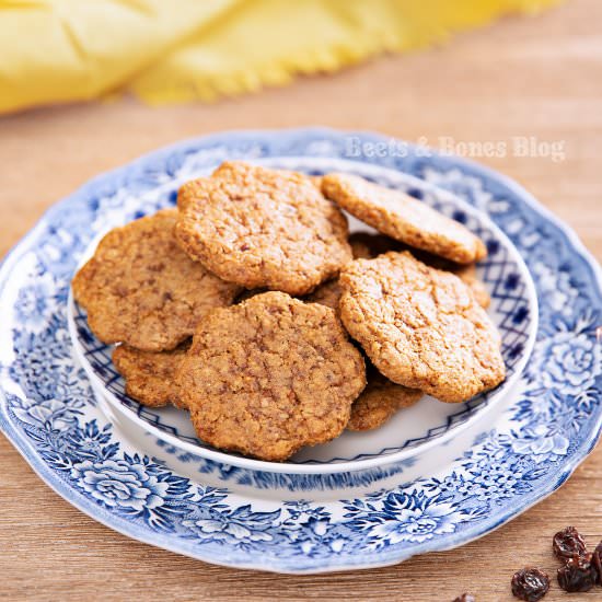 Russian Oatmeal Cookies Whole Grain