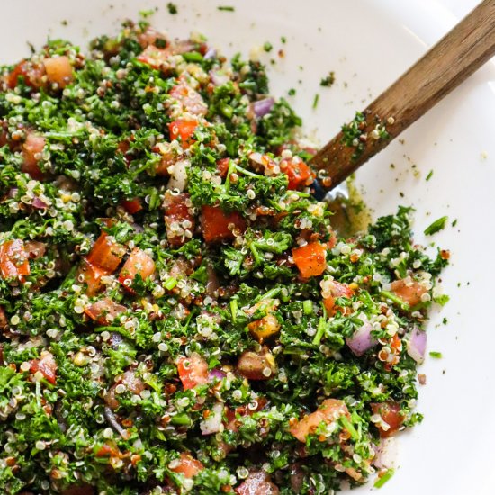 Best Quinoa Tabbouleh Salad￼