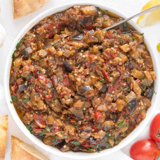 Zaalouk – Moroccan Eggplant Salad