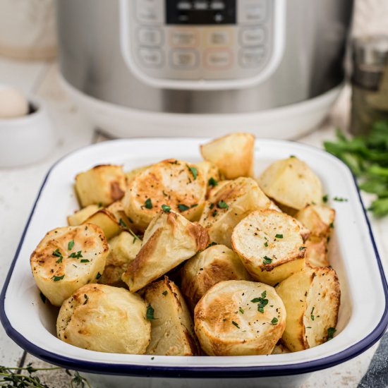 Crispy Instant Pot Potatoes