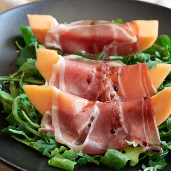 Cantaloupe with Prosciutto