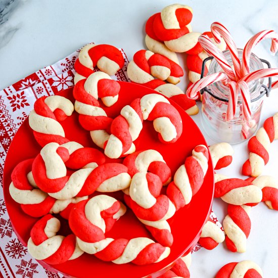 Candy Cane Cookies