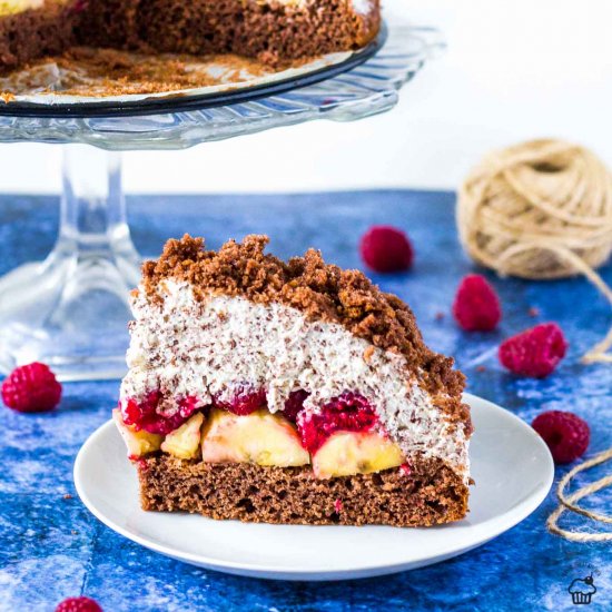 Raspberry Mole Cake