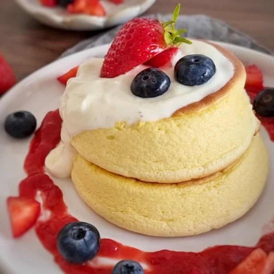 Japanese Soufflé Pancakes