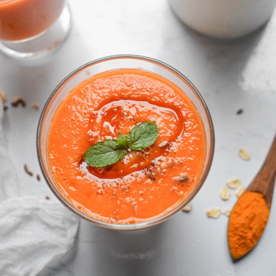 Papaya Oats Smoothie