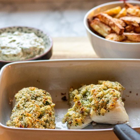 Baked Cod With Panko