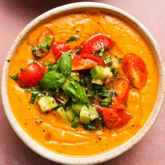 Tomato and Melon Gazpacho