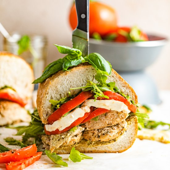 Chicken Caprese Sandwich