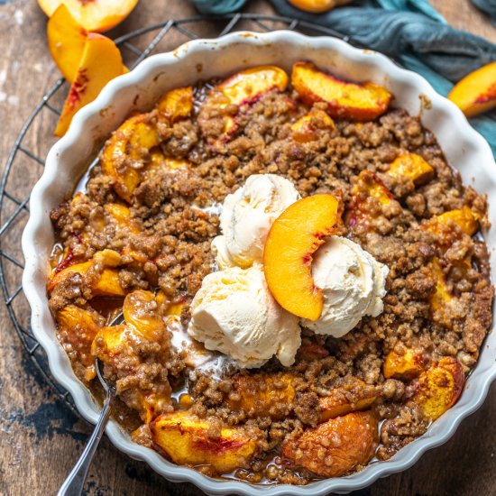 Peach Crumble