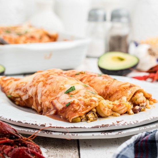 Crawfish Enchiladas