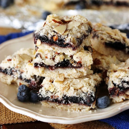 Blueberry-Almond Bars