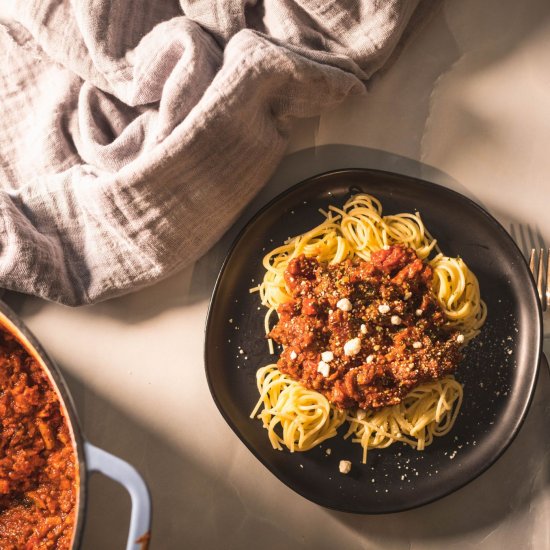 Venison Bolognese