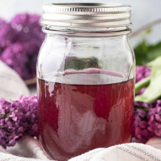 Lilac Simple Syrup