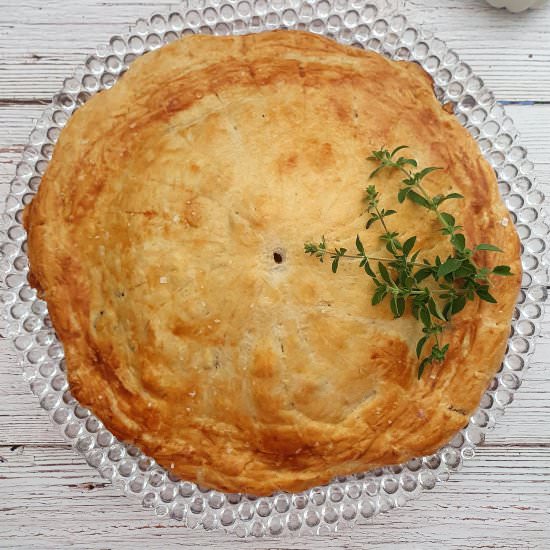 Beef and potatoes pithivier