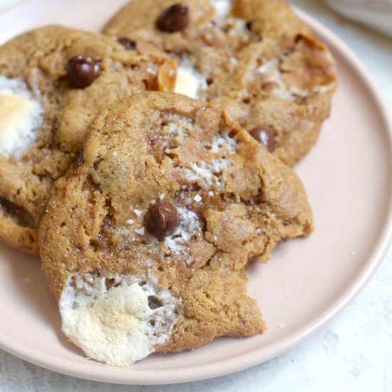 Peanut Butter S’Mores Cookies