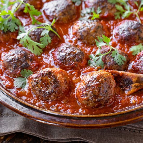 Mexican Baked Meatballs