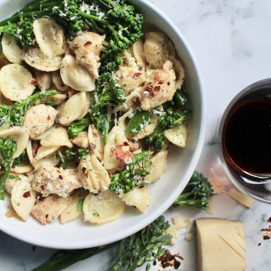 Chicken & Baby Broccoli Pasta Dinne