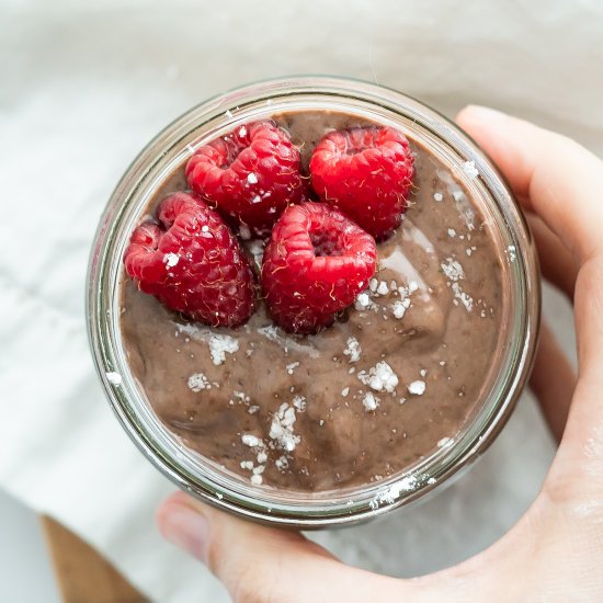 Chocolate Raspberry Smoothie