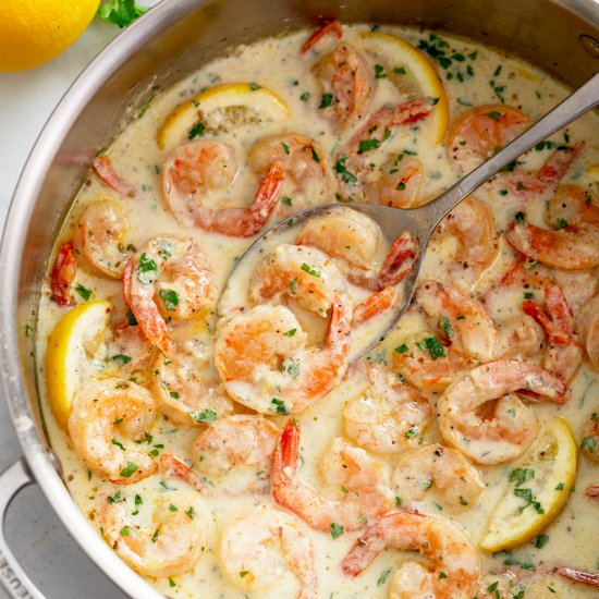 Creamy Garlic Shrimp