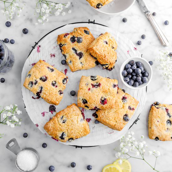 Lemon Blueberry Scones