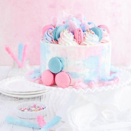 Cotton Candy Layer Cake