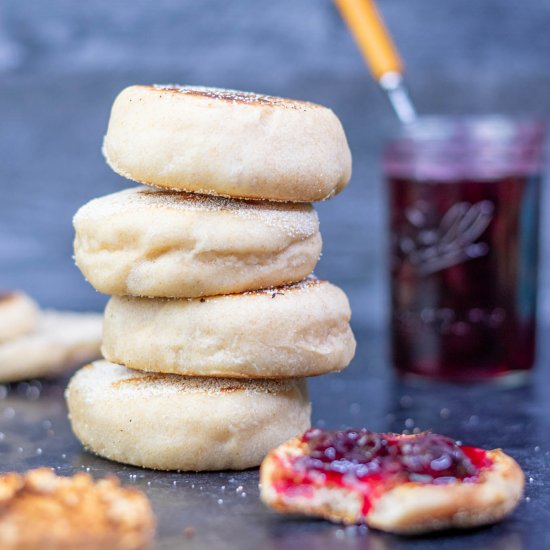 Sourdough English Muffins