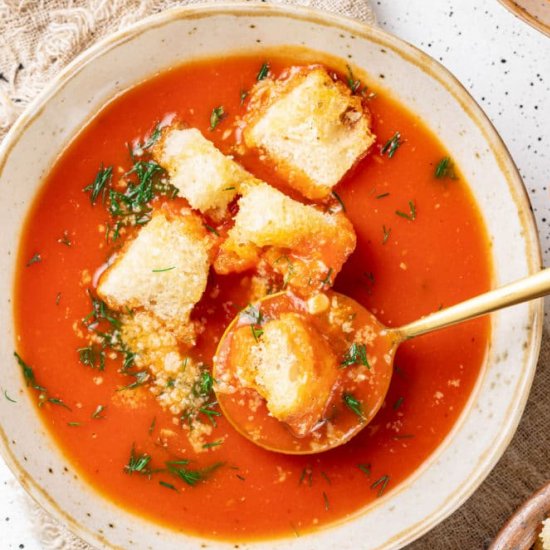 Light Tomato Soup for the Summer