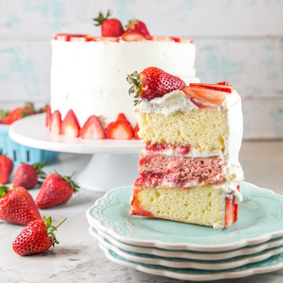 Strawberry Layer Cake