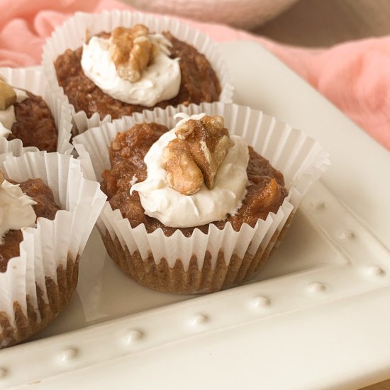 Light and Easy Carrot Cake Cupcakes