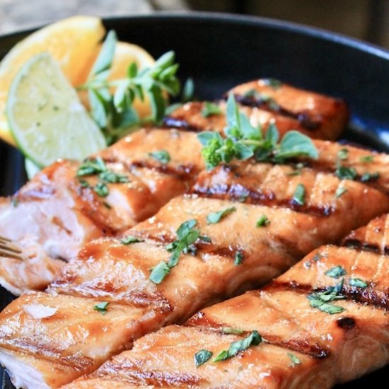 Citrus Soy Sauce Brown Sugar Salmon