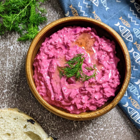 Beets And Yogurd Dip